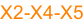 X2-X4-X5